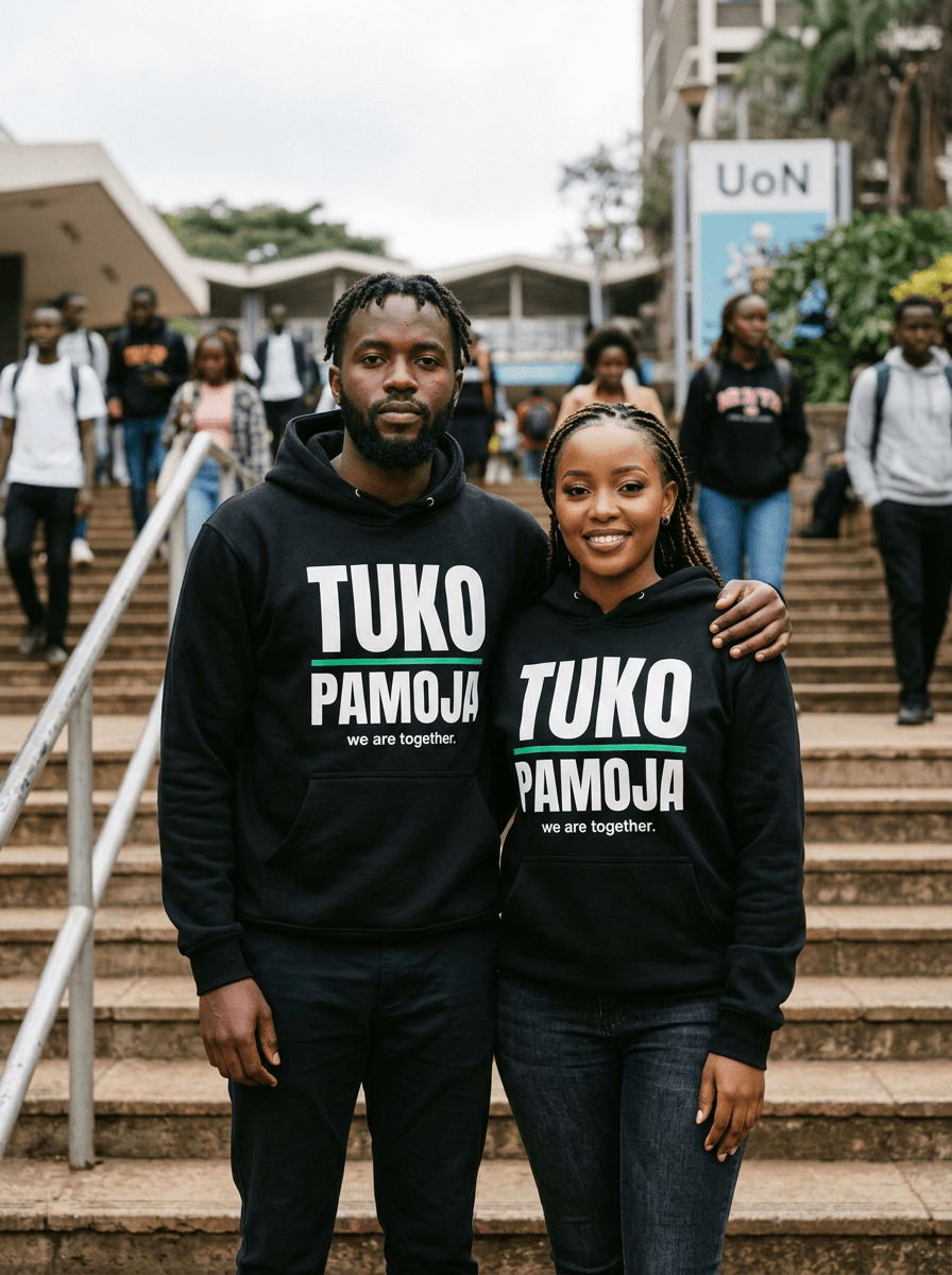 Tuko Pamoja Hoodie image