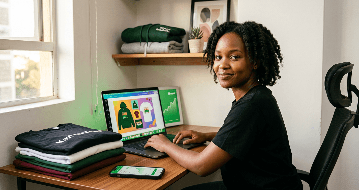 From Side Hustle to Full-Time: How One Nairobi Creator Built a Merch Brand