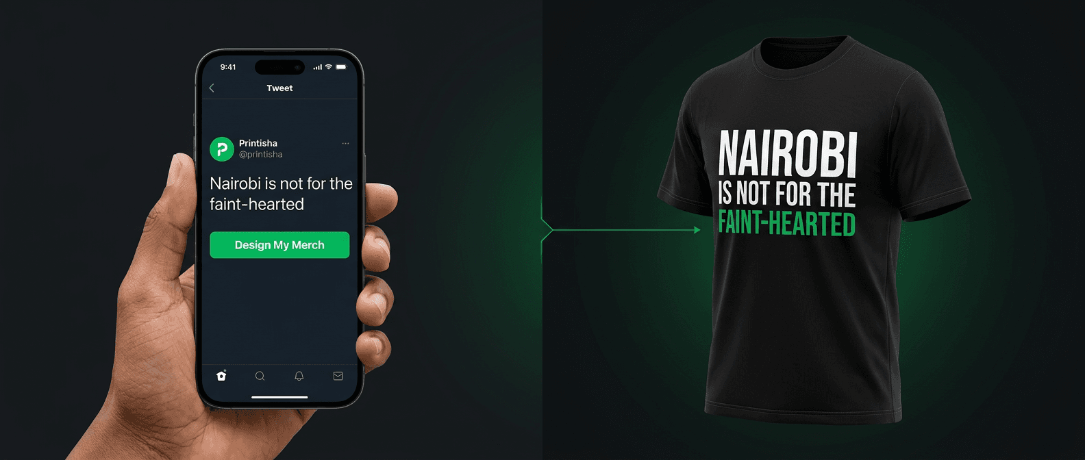 Printisha bot turning tweets into shirts