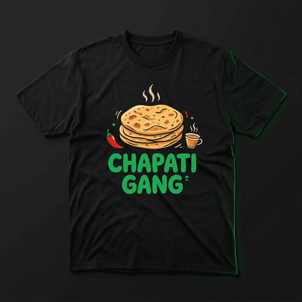 Chapati Gang shirt design