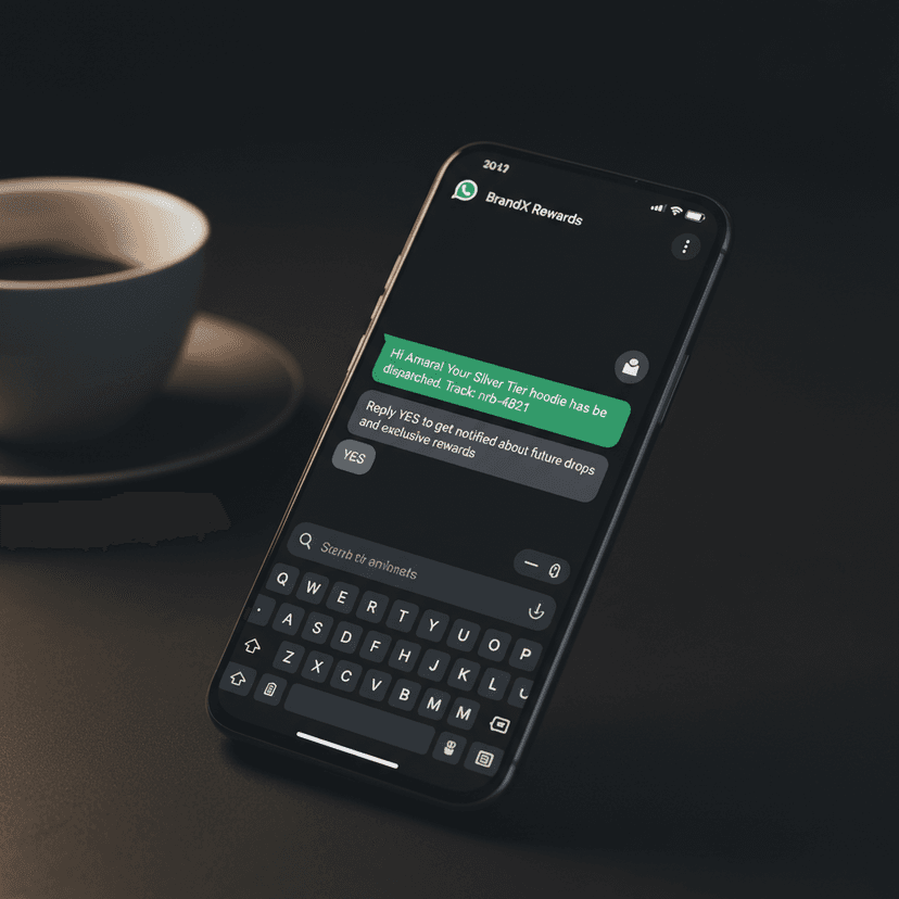 WhatsApp opt-in notification flow